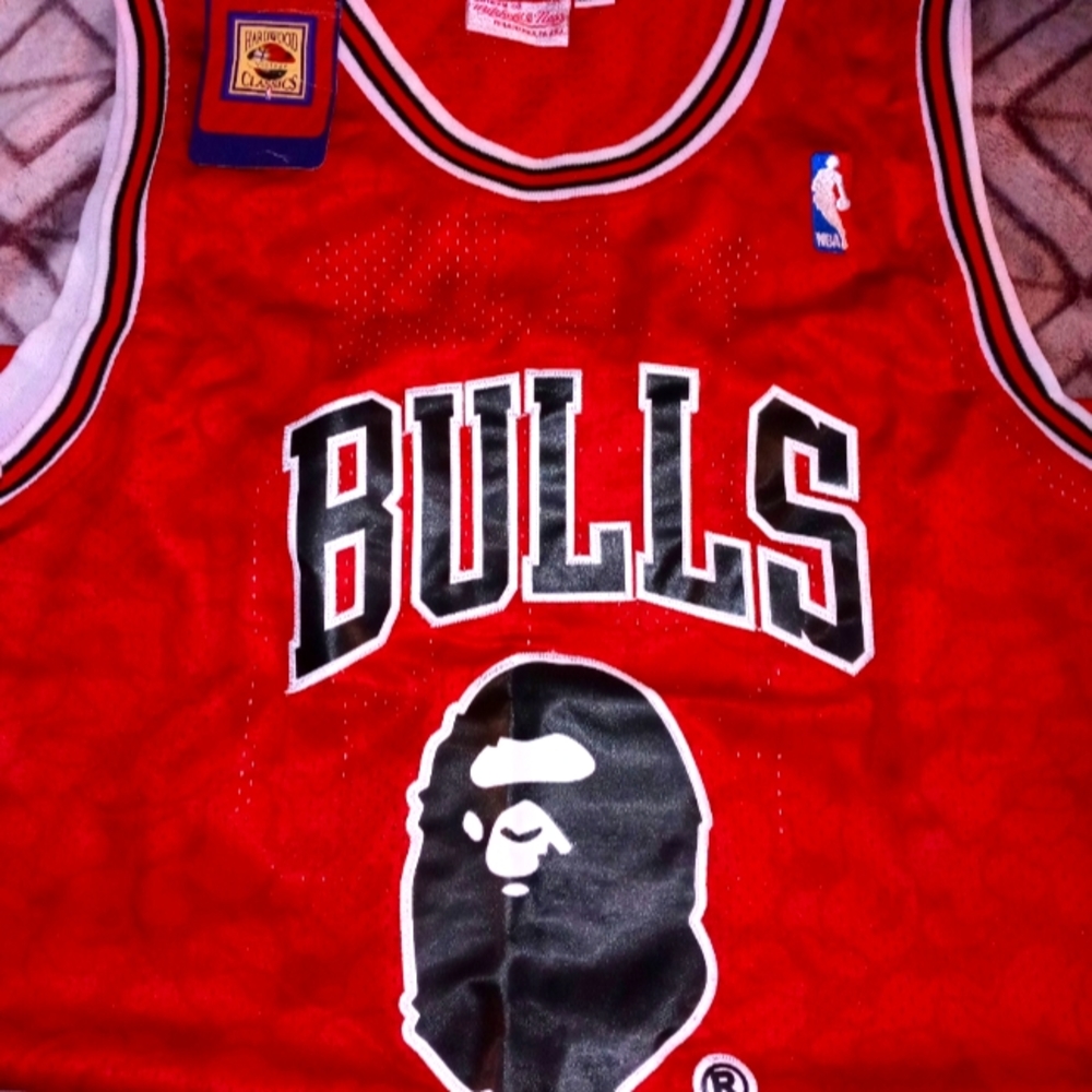 BAPE Chicago Bulls jersey XL